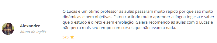 Depoimento Alexandre Santos